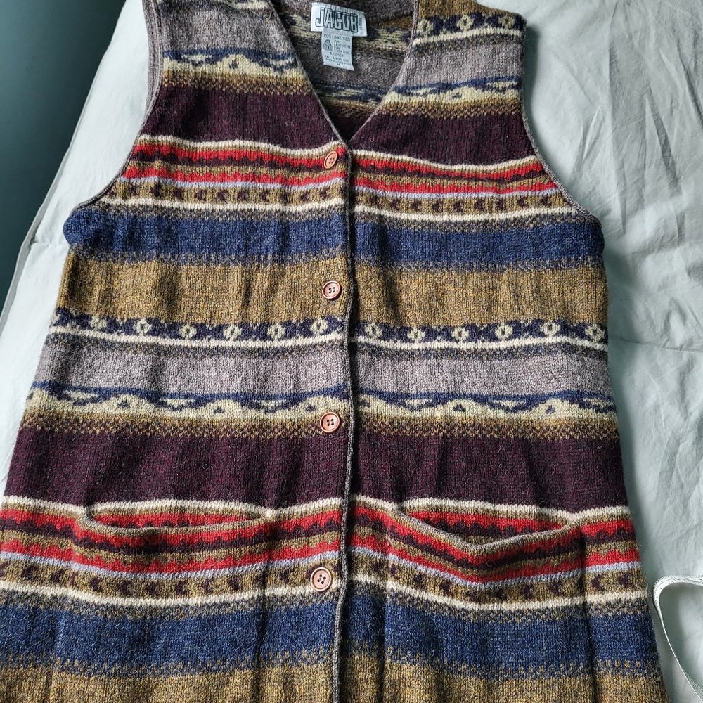 Jacob virgin wool sweater vest